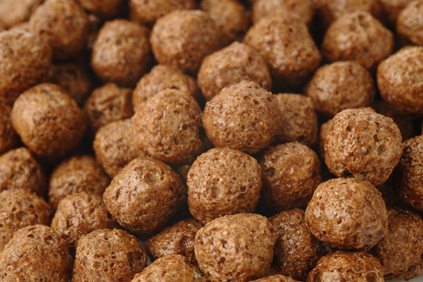Chocolate cereal background - Photo, Image