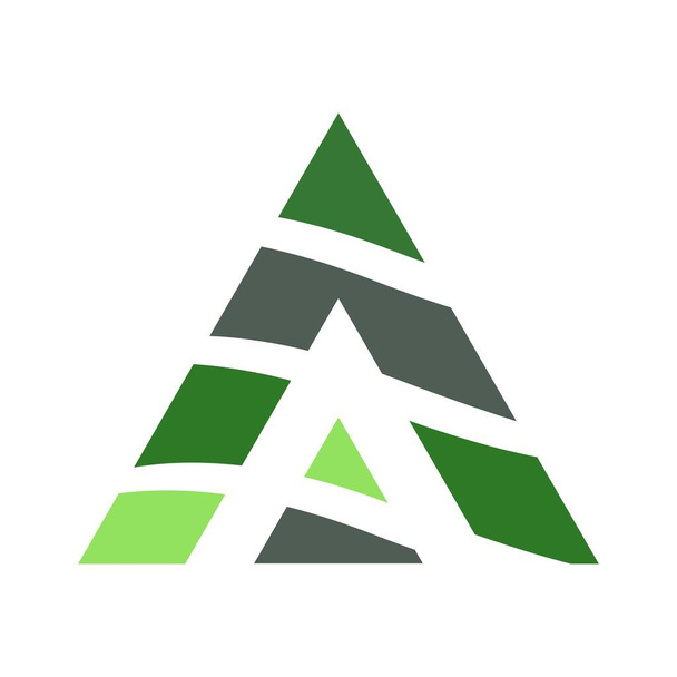 Початковий логотип літери А. сучасний дизайн і чистий стиль
. - Вектор, зображення