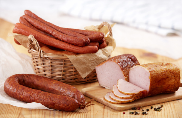 Carne affumicata e salsicce
 - Foto, immagini