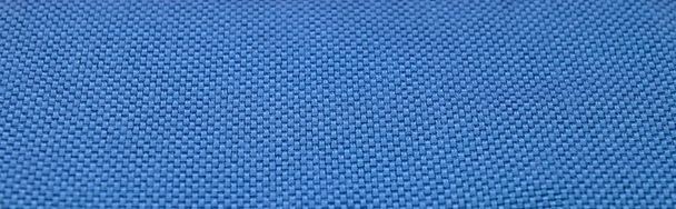 Tecido azul textura panorama
 - Foto, Imagem