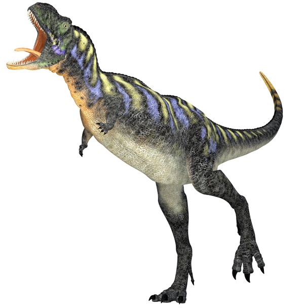 Dinosaurio Aucasaurus agresivo
 - Foto, imagen