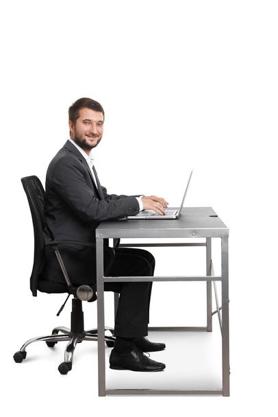 successful young businessman sitting - Photo, Image