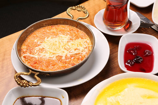Rich and delicious Turkish breakfast - Foto, imagen