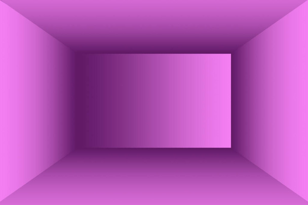 スタジオ背景コンセプト-製品のための抽象的な空の光グラデーション紫色のスタジオルーム背景。平面スタジオの背景. - 写真・画像