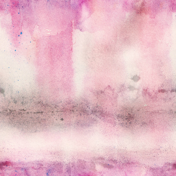 Pastel ethereal watercolor abstract seamless pattern. Blush pink delicate feminine background texture - Foto, Imagem