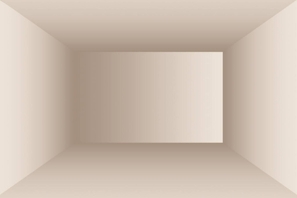 Diseño de diseño de fondo de pared marrón liso abstracto, estudio, habitación, plantilla web, informe de negocios con color de gradiente de círculo liso - Foto, Imagen