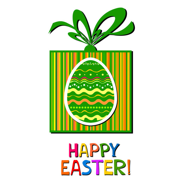 Colorful easter card. illustration - Vector, Image