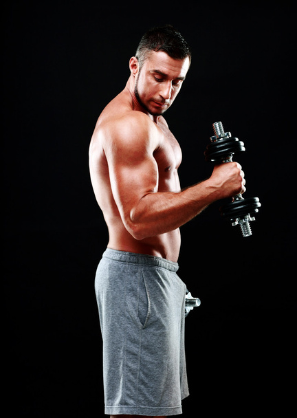 Handsome muscular man isolated - Фото, зображення