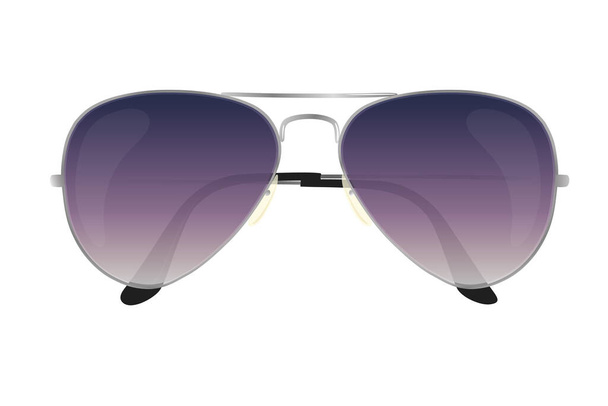 Gradient aviator sunglasses. Vector illustration EPS 10. - Vector, Image