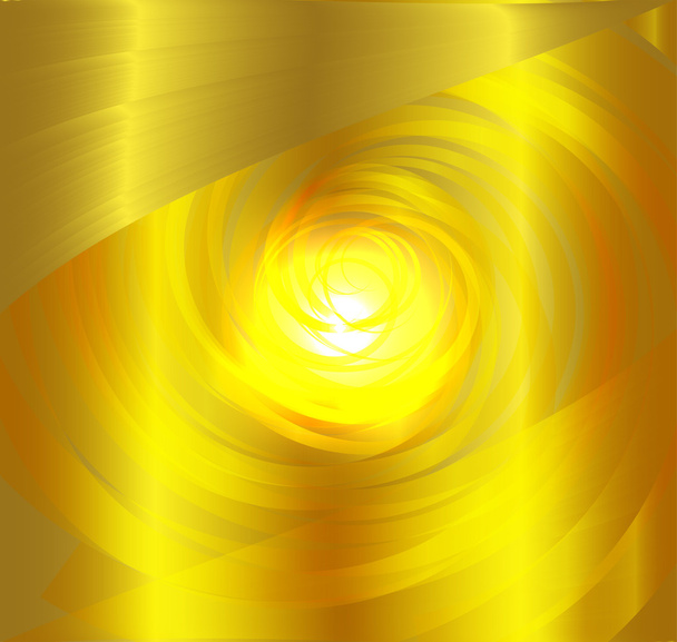 ゴールデン ・ スパイラル渦背景バースト光 - ベクター画像