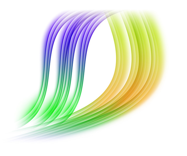 Вектор різнокольорових хвиль
 - Вектор, зображення