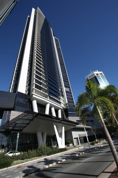 GOLD COAST, AUSTRALIA - MARCH 25, 2008: Circle On Cavill towers in Gold Coast, Australia. The property was developed by Sunland Group Limited. - Photo, image