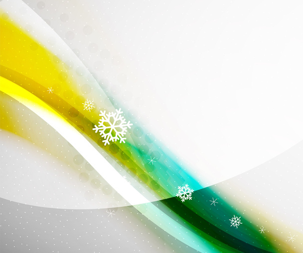 Christmas blur wave - Vector, afbeelding