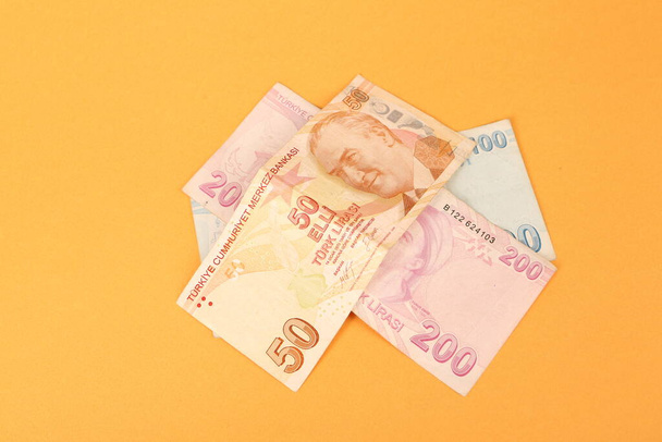 トルコ通貨,トルコリラ紙幣 - 写真・画像