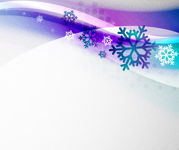 Christmas blur wave - Vector, Imagen