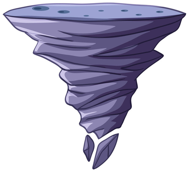 Stalactite stalagmite in cartoon style illustration - Vector, Image