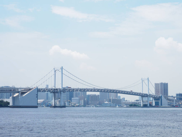 Tokio Rainbow Bridge Landschap - Foto, afbeelding