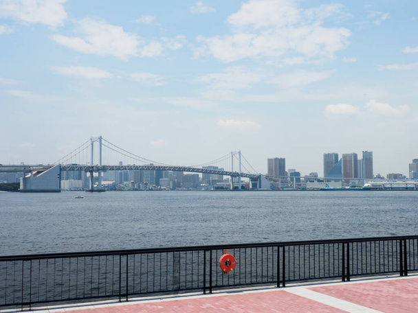 Tokio Rainbow Bridge Landschap - Foto, afbeelding