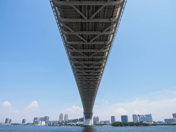 Пейзаж Токийского радужного моста - Фото, изображение