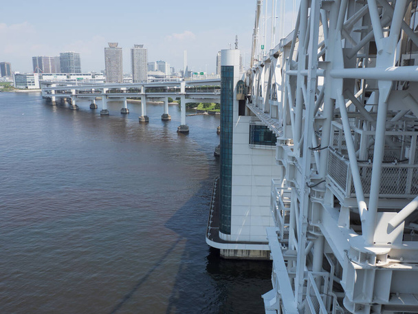 Tokion sateenkaarisillan maisema - Valokuva, kuva