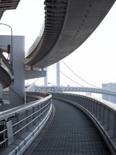 Tokyo Gökkuşağı Köprüsü Manzarası - Fotoğraf, Görsel