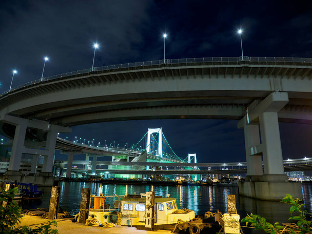 Tokion sateenkaarisillan maisema - Valokuva, kuva