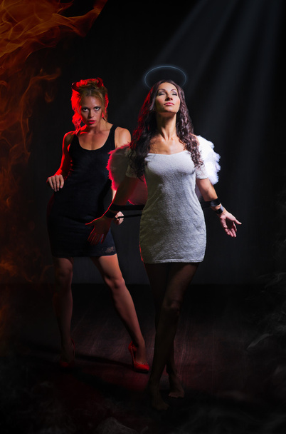 Angel and devil - Photo, Image