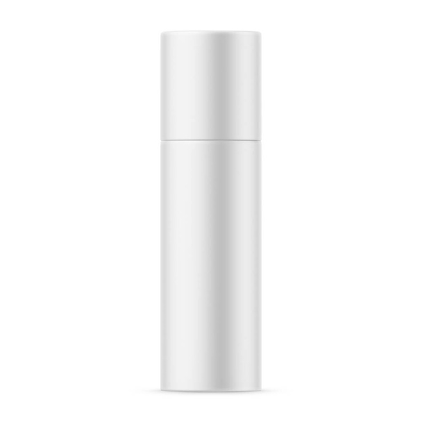 lata de spray para la marca, desodorante puede maqueta plantilla sobre fondo blanco aislado, ilustración 3d - Foto, imagen