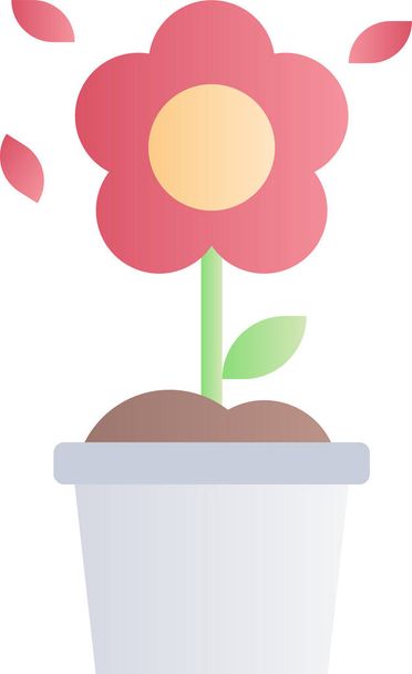 spring season flower icon - ベクター画像