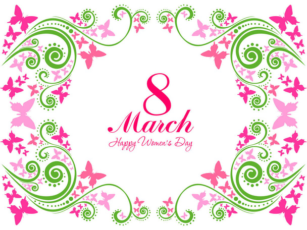 Vector illustration of background for women's day  - Vector, Image