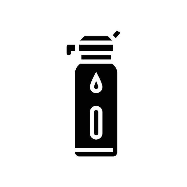 garrafa de água glifo ícone vetor ilustração - Vetor, Imagem