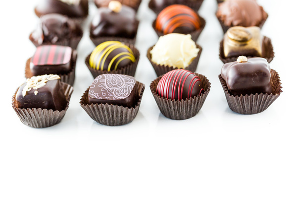 Trufas de chocolate
 - Foto, imagen
