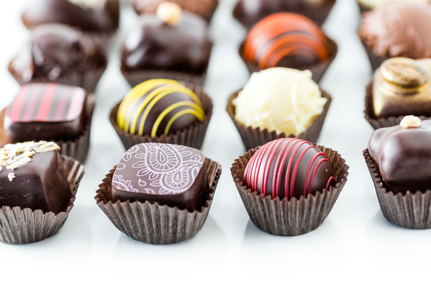 chocolade truffels - Foto, afbeelding