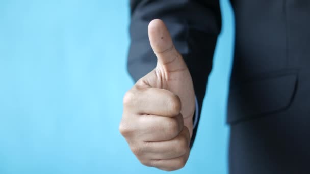man hand showing a thumb-up  - Footage, Video