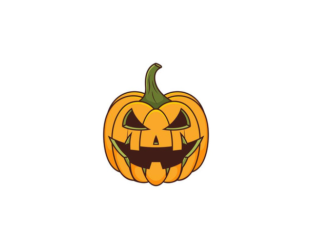 Enge boer O Lantaarn Halloween pompoen illustratie - Vector, afbeelding