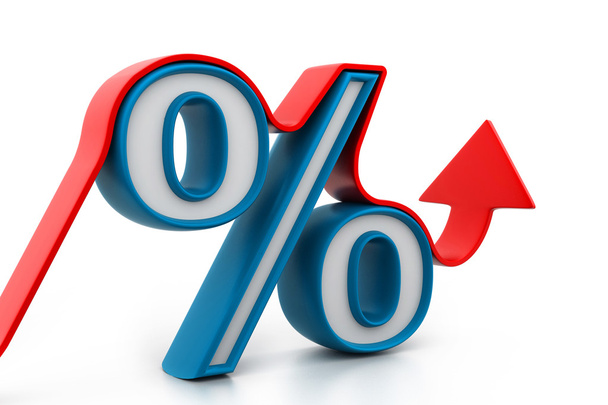 percentage groei - Foto, afbeelding