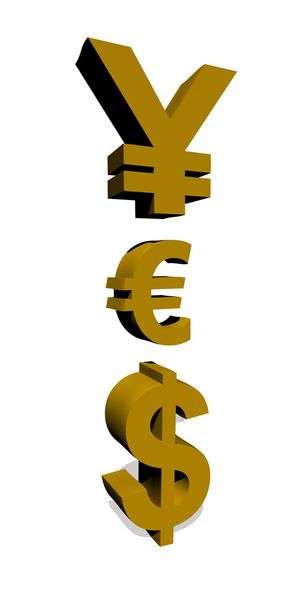 symbole walut tak - Zdjęcie, obraz