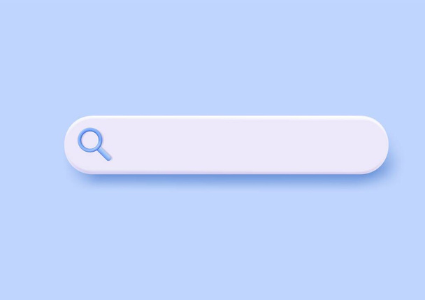 3D search bar. - Vector, Image