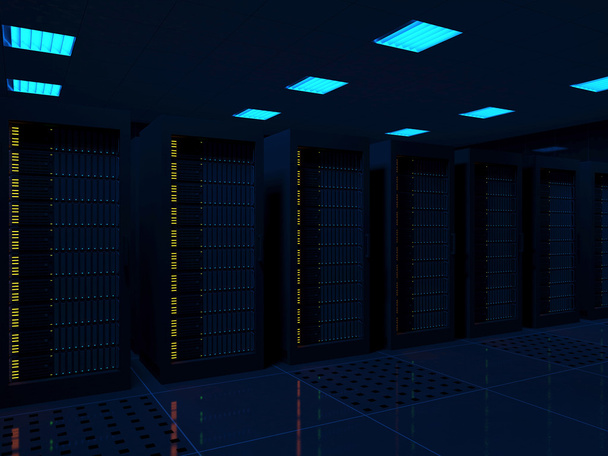 moderner Serverraum - Foto, Bild