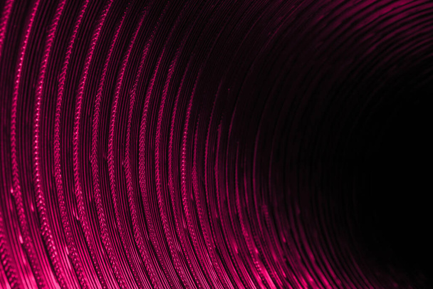 tube from the inside, abstract photo for background or texture - Foto, Bild
