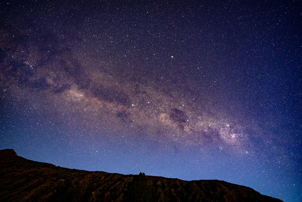 A scenic view of a sky full of shining stars during the night - Fotó, kép