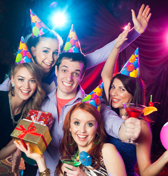 Young company celebrates birthday - Photo, Image
