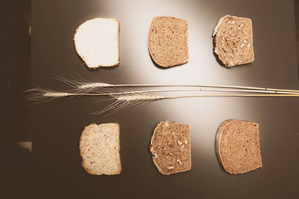 delicioso pão assado estético natural - Foto, Imagem
