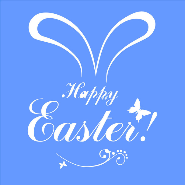 Happy Easter card, vector illustration - Vector, Image