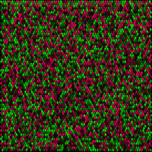 Fondo de punto pixelado basado en colores primarios y sus combinaciones. Elementos de patrón ubicados caóticamente. - Vector, imagen