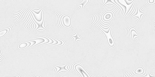 Monochromatyczny abstrakcyjny kontur linia geometryczny wzór tło grafika nowoczesny tekstura 3d ilustracja - Zdjęcie, obraz