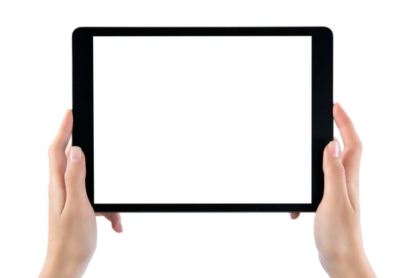 Female hands holding digital tablet - Photo, Image