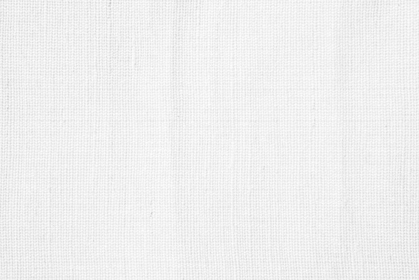 Biały płótno tkanina tekstura tło - Zdjęcie, obraz