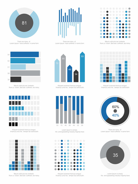 set of infographics elements - Vektor, kép