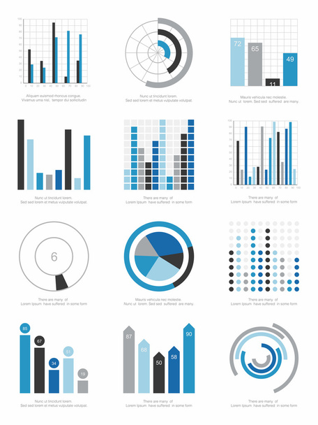 set of infographics elements - Vector, Imagen